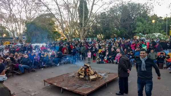 Con una gran concurrencia de vecinos, se realizó la fiesta del Patrono en Baigorria