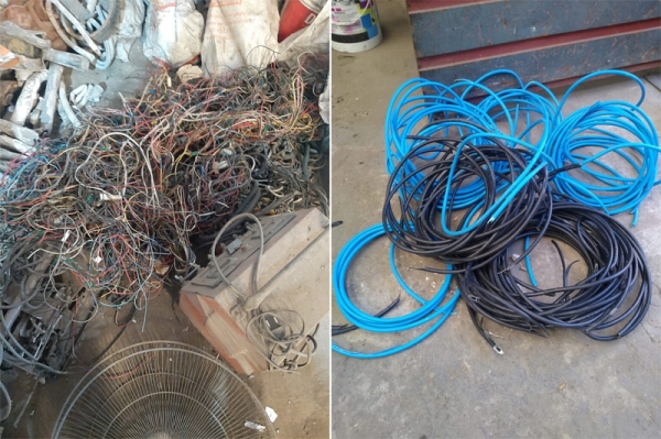 Allanamientos en Granadero Baigorria y Rosario por robo de cables