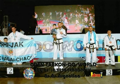 Un taekwondista de la ciudad se consagró campeón del mundo