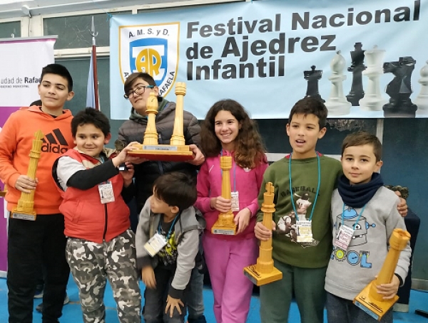 Destacada participación de niños ajedrecistas de Granadero Baigorria en el XIII Festival Nacional de Ajedrez Infantil
