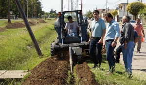 Ramos recorrió obras nacionales en General Lagos