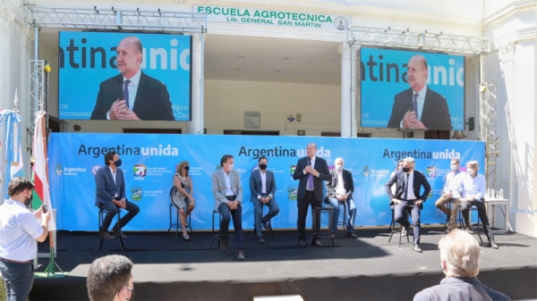 Perotti y Katopodis firmaron convenios para la realización de importantes obras en universidades