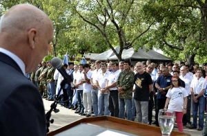 Bonfatti anunció beneficios para excombatientes de Malvinas, y sus familiares