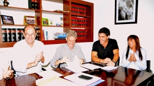 Ramos y Maglia concretaron que Baigorria construya edificio del Politécnico en 2015