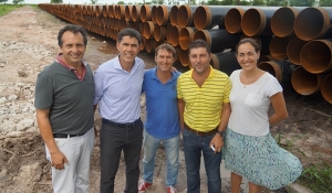 Ramos visitó el obrador del GNEA en San Justo y destacó obras de infraestructura que realiza el gobierno nacional en San Fe