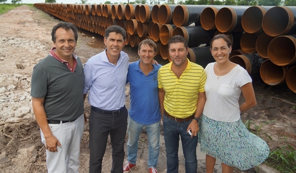 Ramos visitó el obrador del GNEA en San Justo y destacó obras de infraestructura que realiza el gobierno nacional en San Fe