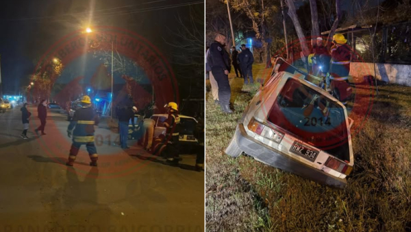 Choque entre dos autos en San Miguel: una persona debió ser asistida