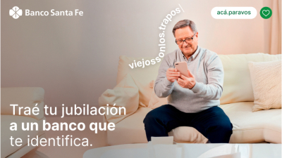 Exclusivo Jubilados: Banco Santa Fe lanzó un paquete de beneficios y cuotas en rubros destacados