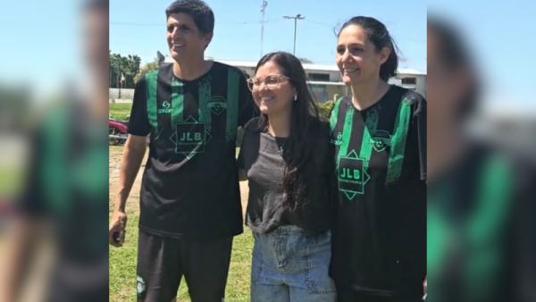 Antonella García impulsó el reconocimiento a Recreativo Fútbol Club por sus 11 años de trayectoria