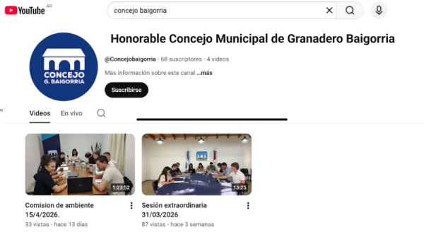 El Concejo Municipal ya transmite sus sesiones en vivo
