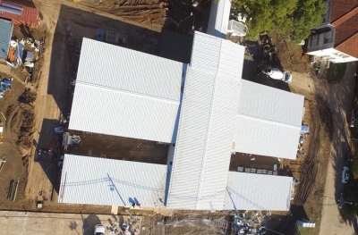 Culminaron la construcción del hospital modular