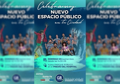 Gran fiesta popular en el nuevo parque público de Granadero Baigorria