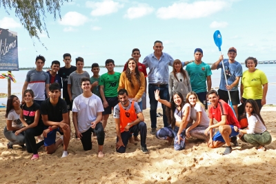 Jóvenes de Baigorria, Bermúdez y Beltrán disfrutaron la Playa Municipal