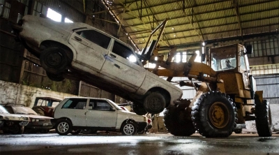 Se compactaron más de 500 vehículos