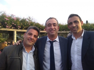 Da Ponte y Maurelli, junto a Pablo Javkin
