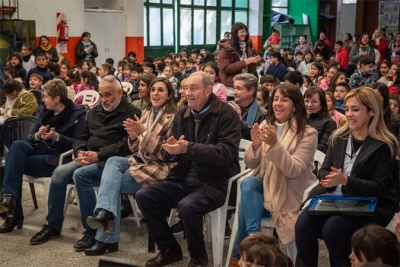Maglia participó de los actos por los 130 años de la Escuela 127