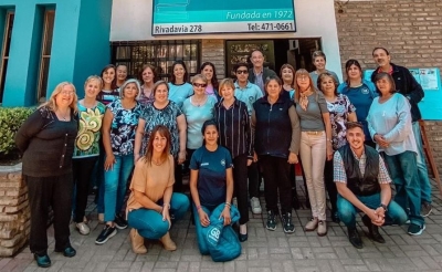 Maglia encabezó las celebraciones por los 50 años de la biblioteca “José Hernández”