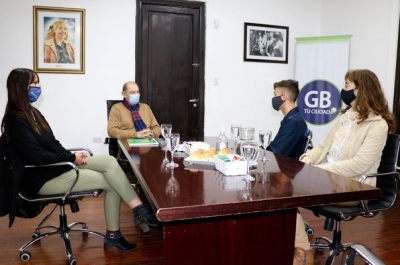 Maglia y Trivisonno recibieron a Benjamín Cardozo