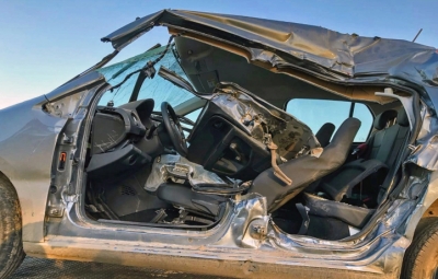 Impactante choque en autopista Rosario-Santa Fe