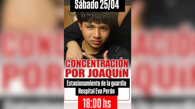 Convocan a una concentración por la aparición de Joaquín Fiant en Baigorria