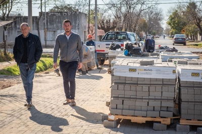 Avanzan los trabajos sobre Mitre, en barrio San Miguel