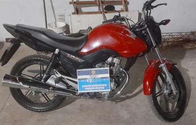 Quedó preso por circular con una moto robada