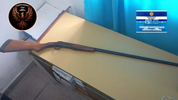 Secuestran una escopeta tras una discusión