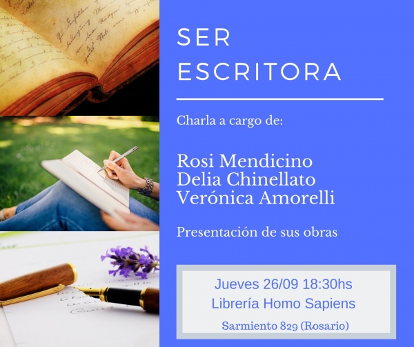 Conversatorio en en librería Homo Sapiens con mujeres escritoras