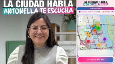 García presenta un mapa interactivo para visibilizar reclamos de la ciudad
