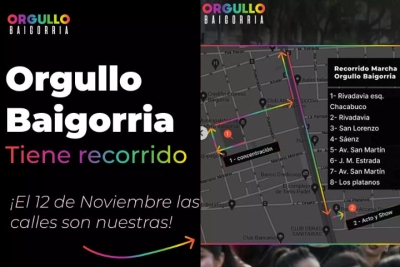 Se realizará la primera marcha del Orgullo en Baigorria