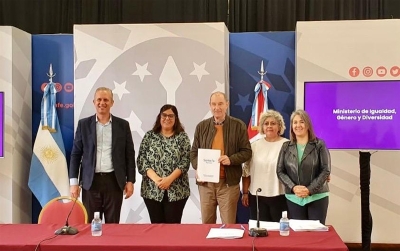 Baigorria firmó un convenio de fortalecimiento institucional con Provincia